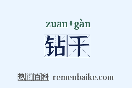钻干是什么意思的图片
